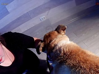 Riding Dog Cock