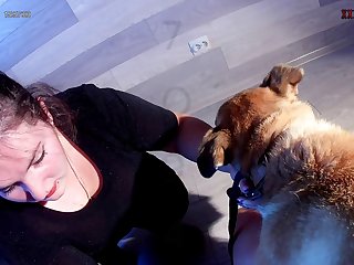 Riding Dog Cock